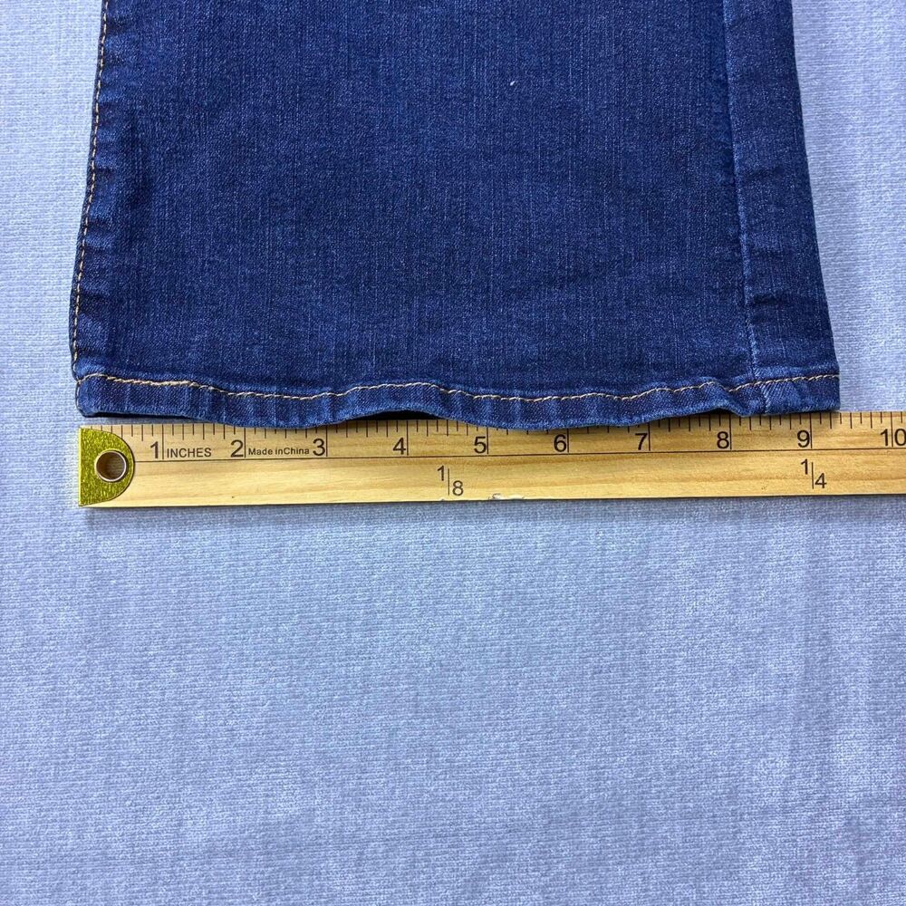 Signature Levi Strauss Gold Womens Bootcut Jeans Dark Wash Stretch Size 32x29 - Picture 8 of 8